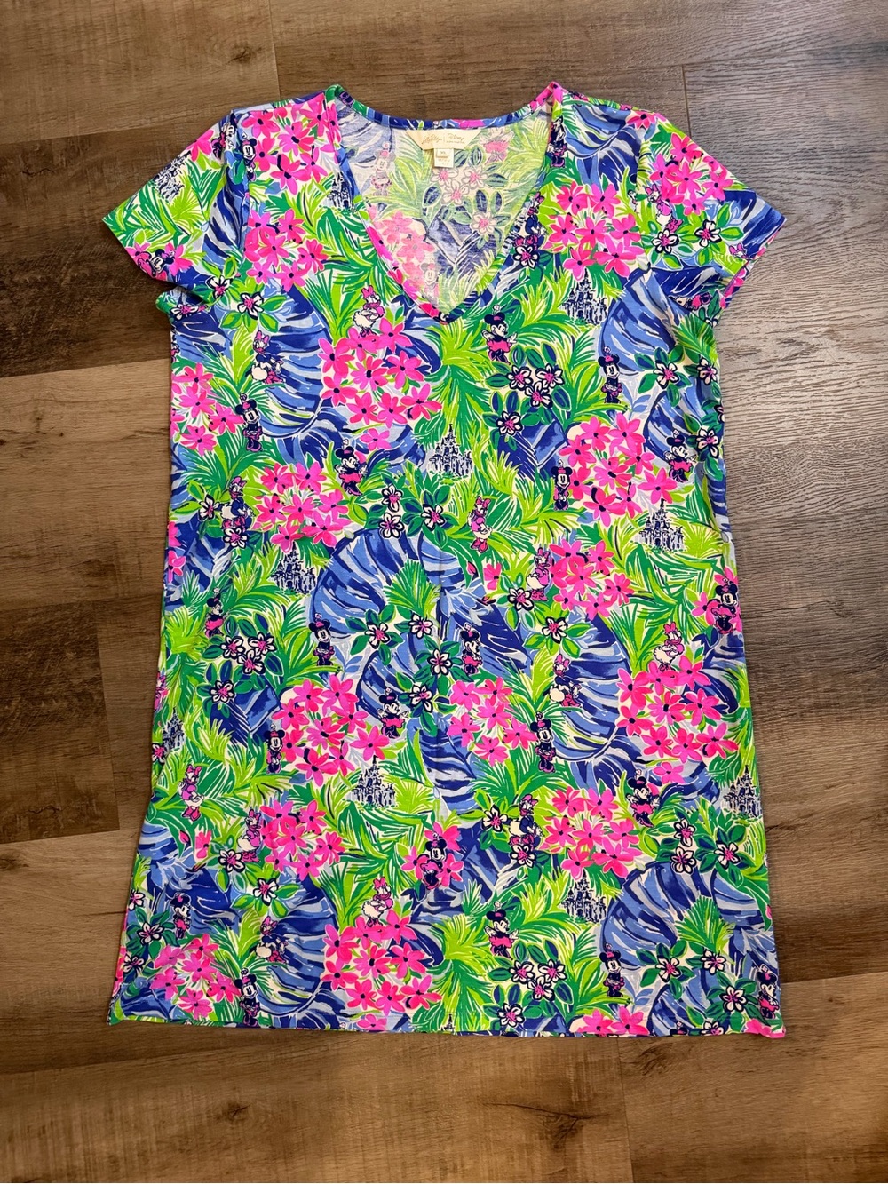 Lilly Pulitzer Disney Dreamin Parks Collection Etta Dress Size XL Minnie Daisy - Picture 9 of 13